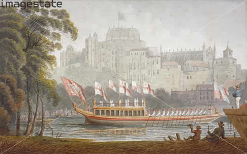 City of London State Barge 1812 24 oars